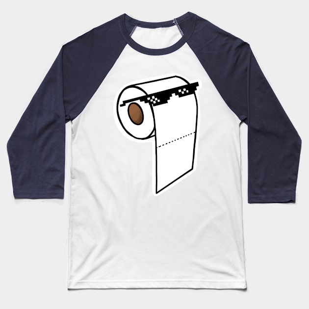 Toilet paper show-off Baseball T-Shirt by euheincaio